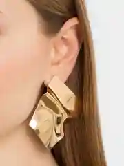 Золотой серьги мятые