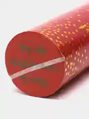 Красный хлопушка-пружина с конфетти, 11 см