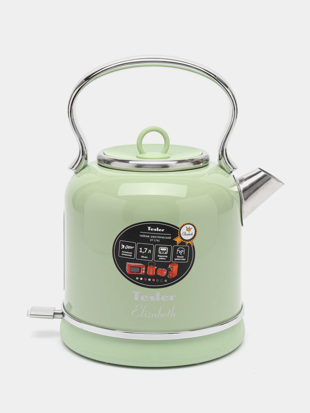 Бежевый чайник электрический TESLER KT-1745