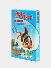 Корм для рыб, меню гранулы+сюрприз (30 гр), "РЫБята"