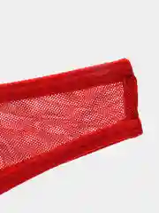 Красный мужские сетчатые стринги, прозрачные трусы, черные, эротическое белье, косплей