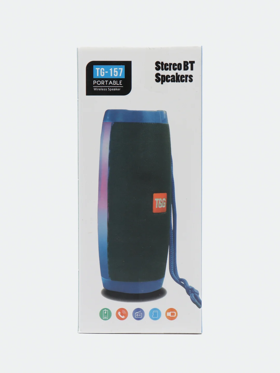 Серый беспроводная портативная колонка TG 157, Bluetooth