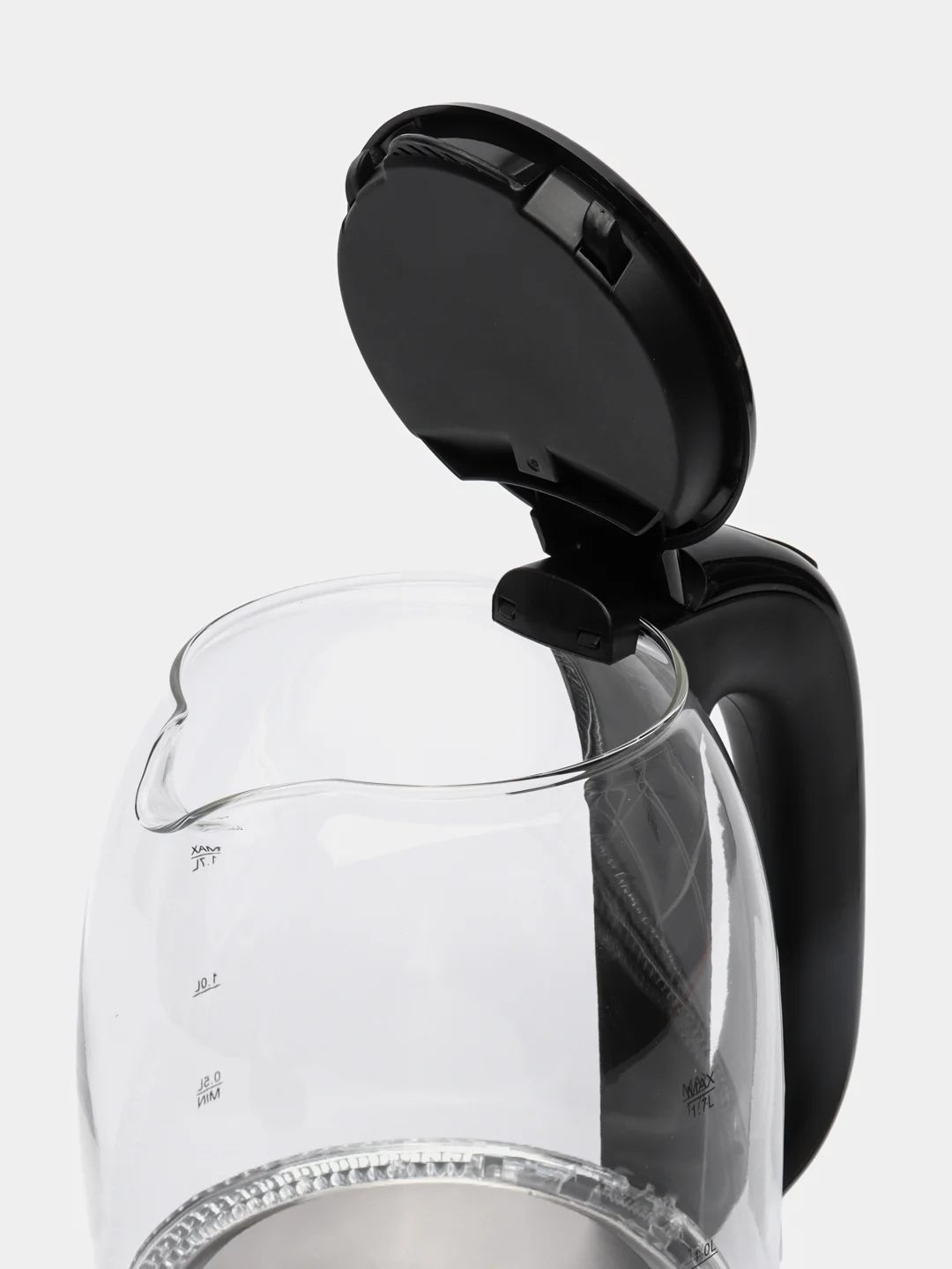 Чайник электрический Sakura SA-2740BK, стеклянный, с подсветкой, 1,7л