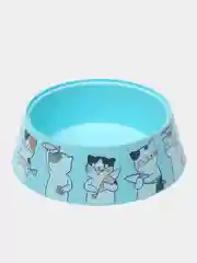 Голубой миска "Мур-мяу" для кошек, 0,3 л