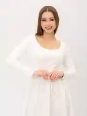 Белый платье летнее легкое