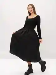 Черный платье летнее легкое