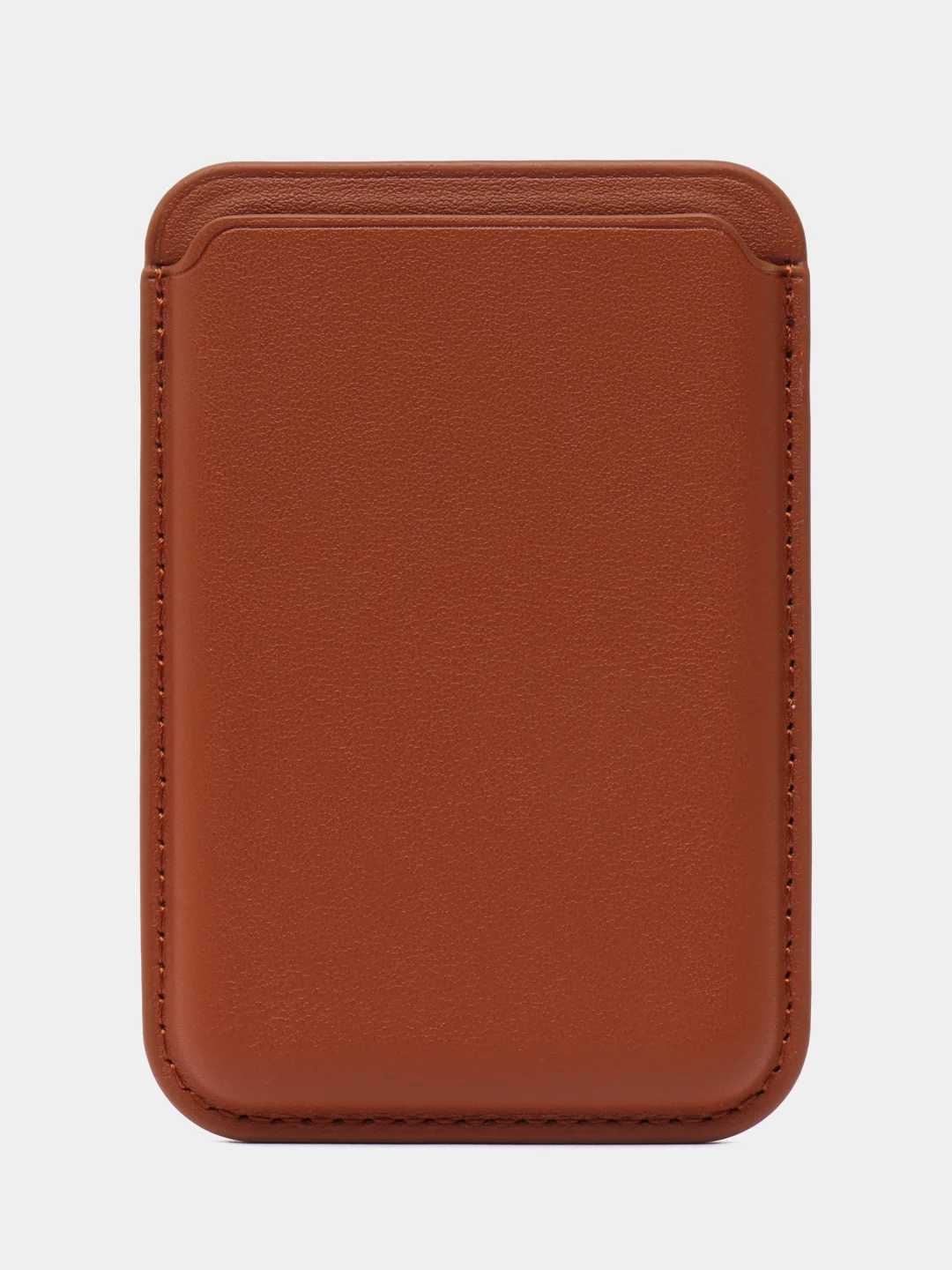 Коричневый картхолдер MagSafe Leather Wallet для iPhone