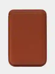 Коричневый картхолдер MagSafe Leather Wallet для iPhone