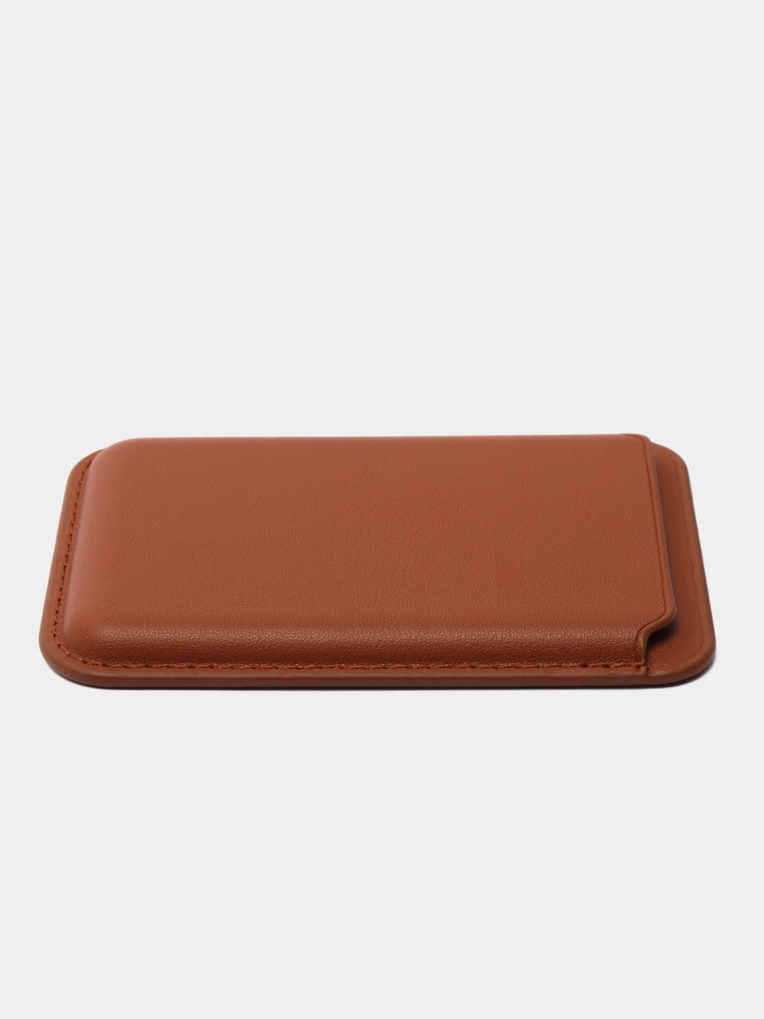 Коричневый картхолдер MagSafe Leather Wallet для iPhone
