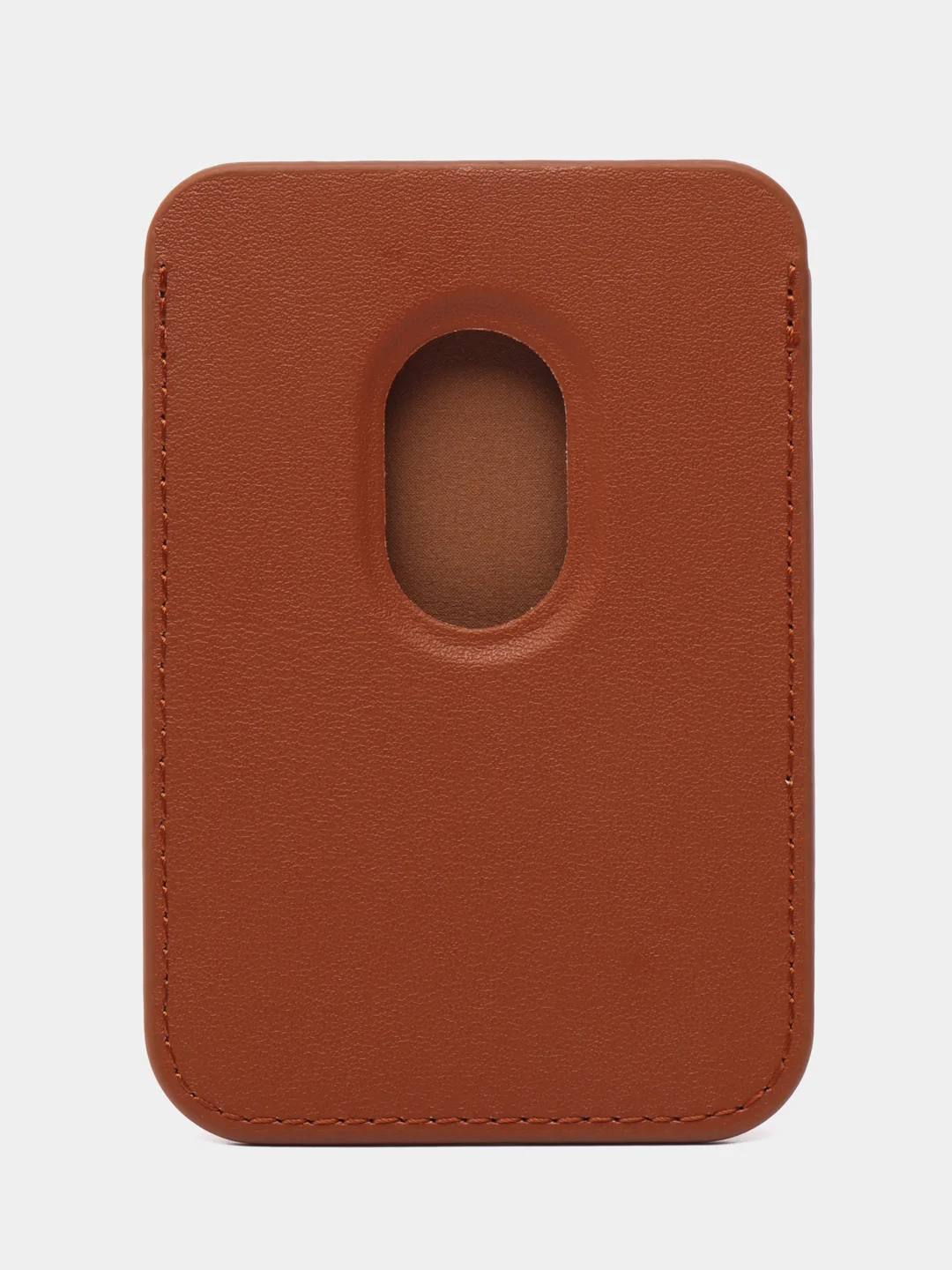 Коричневый картхолдер MagSafe Leather Wallet для iPhone