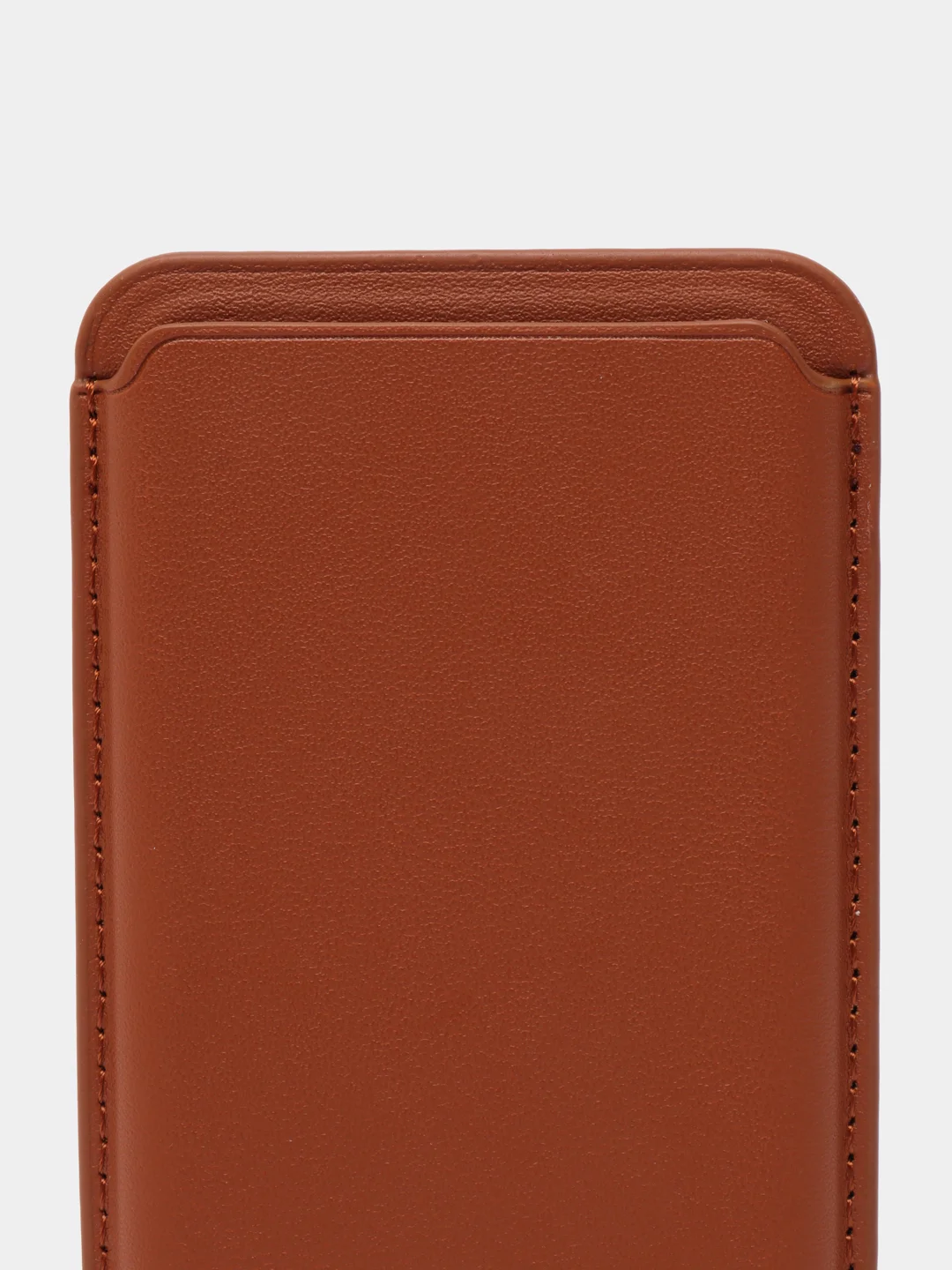 Коричневый картхолдер MagSafe Leather Wallet для iPhone