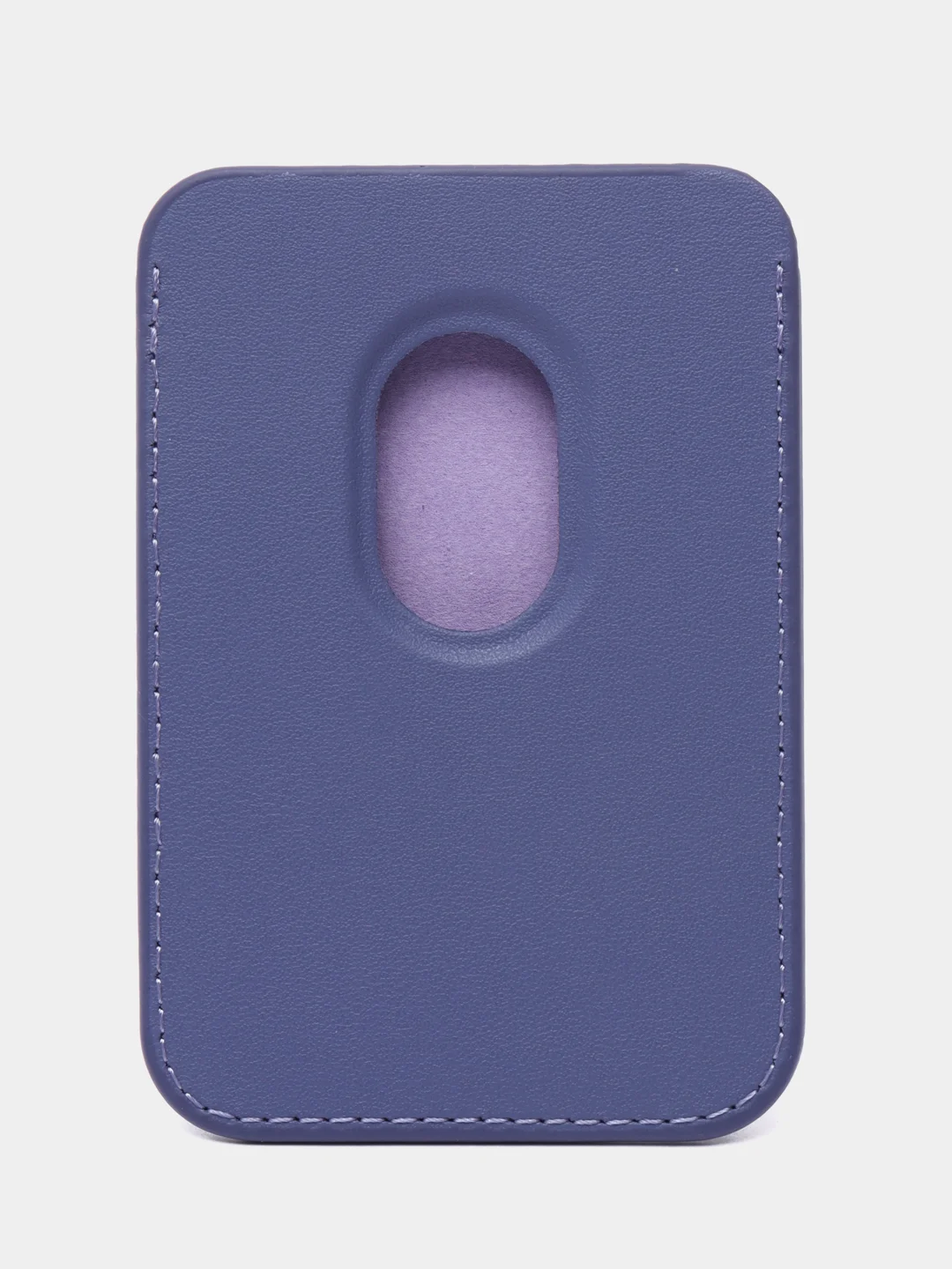 Синий картхолдер MagSafe Leather Wallet для iPhone