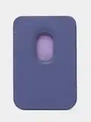 Синий картхолдер MagSafe Leather Wallet для iPhone