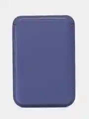 Синий картхолдер MagSafe Leather Wallet для iPhone