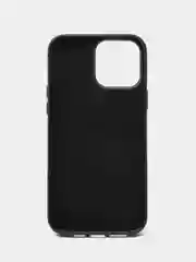 Черный кожаный чехол-накладка для iPhone 11, 12, 13, 14, 15 Mini, Plus, Pro, Pro Max с MagSafe