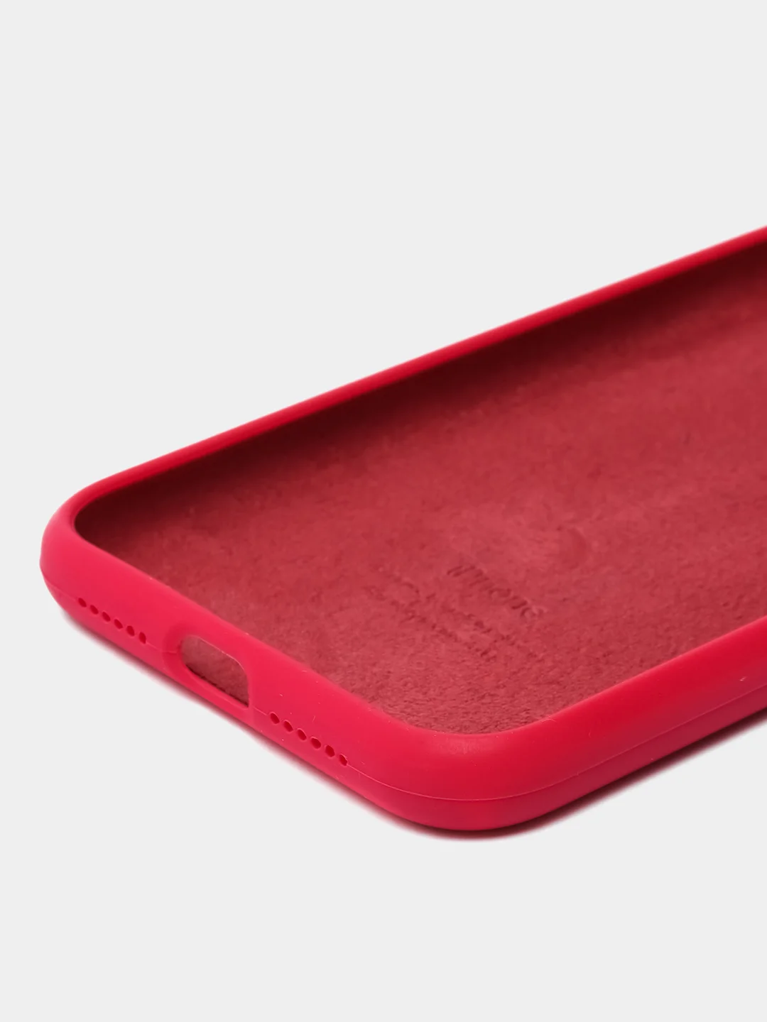 Вишнёвый чехол iPhone, Айфон 11, 13, 14, 15, Про Макс, Pro Max, силиконовый Silicone Case