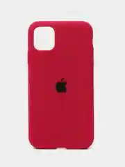 Вишнёвый чехол iPhone, Айфон 11, 13, 14, 15, Про Макс, Pro Max, силиконовый Silicone Case