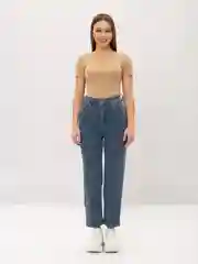 Синий джинсы женские