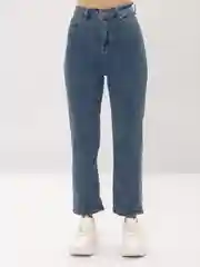 Синий джинсы женские