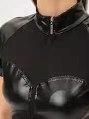 Черный комбинезон спортивный