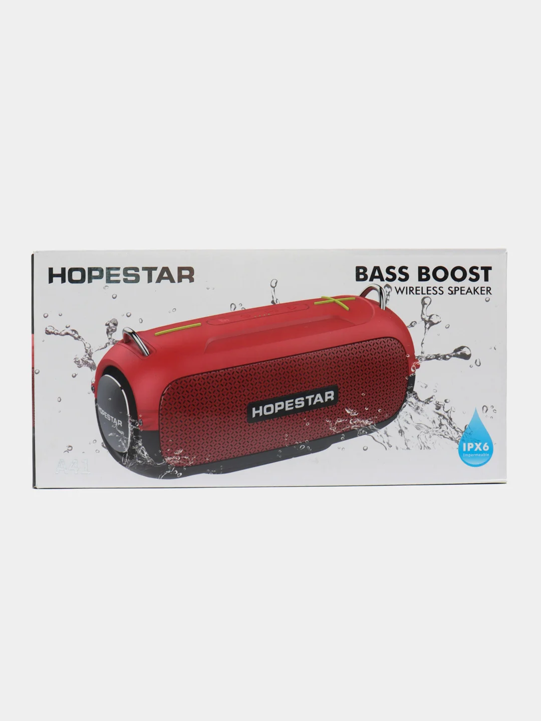 Алый портативная беспроводная колонка Hopestar A41 Party