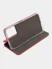 Красный чехол-книжка для Xiaomi Redmi Note 12 5G / Poco X5 5G (Сяоми Редми Ноте 12 и Поко Х5)