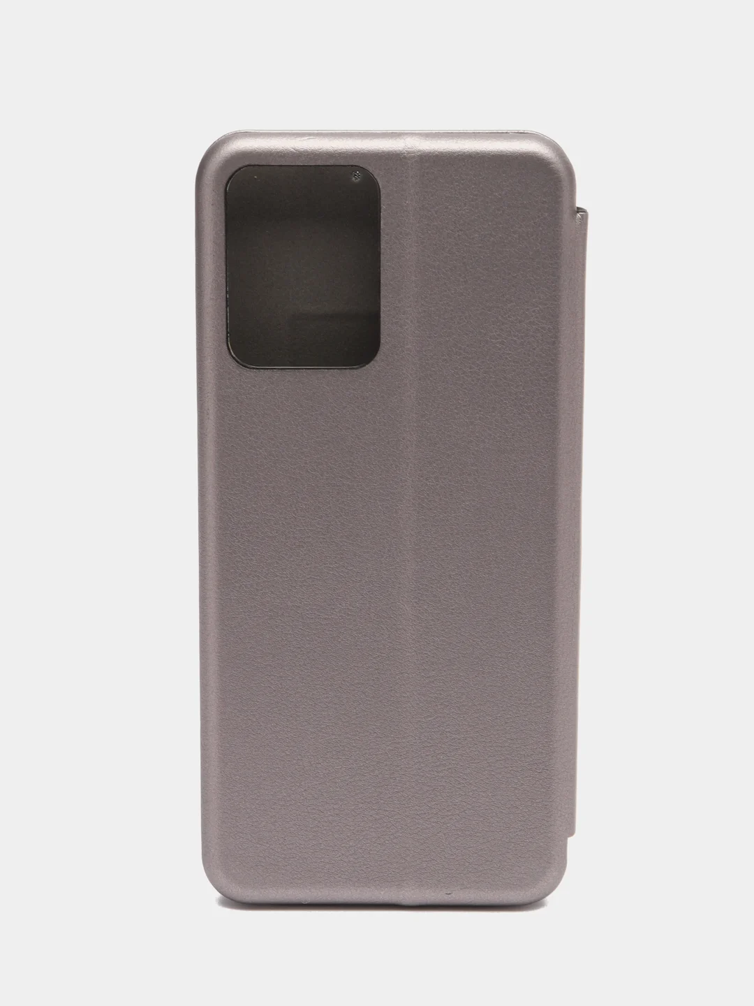 Серебряный чехол-книжка для Xiaomi Redmi Note 12 5G / Poco X5 5G (Сяоми Редми Ноте 12 и Поко Х5)