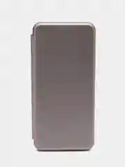 Серебряный чехол-книжка для Xiaomi Redmi Note 12 5G / Poco X5 5G (Сяоми Редми Ноте 12 и Поко Х5)