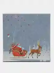 Небесно-голубой набор подарочных коробок 3 в 1 "Новогодний"