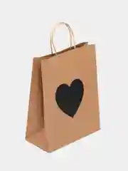 Подарочный пакет, набор 7 штук, скретч-слой стилус, Heart on Kraft, Золотая Сказка, 591971