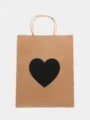 Подарочный пакет, набор 7 штук, скретч-слой стилус, Heart on Kraft, Золотая Сказка, 591971