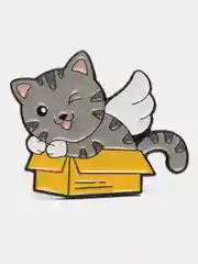 Коралловый значки с котами (кошками, котятами), пин на одежду или рюкзак