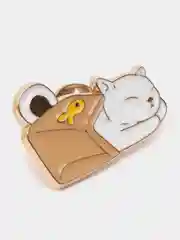 Мятный значки с котами (кошками, котятами), пин на одежду или рюкзак