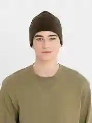 Зелёный хаки шапка флисовая