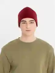 Бордовый шапка флисовая