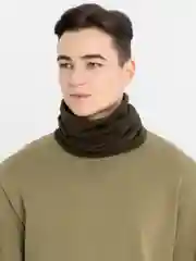 Зелёный хаки снуд флисовый