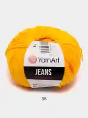 Рыжий пряжа YarnArt Jeans 55% Хлопок 45% Акрил 50г 160м ( Часть 2) Ярн Арт Джинс
