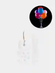 Подставка для шаров воздушных, стойка с LED держатель для 7 шаров, Brauberg Kids