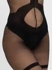 Черный женский костюм, бесшовный комплект с доступом, сетка, 18+