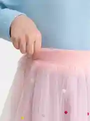 Розовый юбка для девочки праздничная, пышная, наряднаая