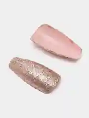 Вишнёвый накладные ногти с дизайном, 24 клеевых стикера