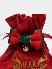 Бордовый новогодний подарочный мешочек