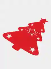 Бордовый новогоднее украшение для стола, декор для столовых приборов, конверт для приборов