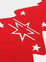 Бордовый новогоднее украшение для стола, декор для столовых приборов, конверт для приборов