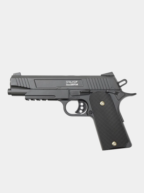 Страйкбольный пневматический пистолет Stalker SA1911M Spring Кольт 1911 на пружине 6 мм