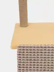 Коричневый когтеточка для кошки "Макси", мягкая, 58*38*98, HomeStuff, с мятой