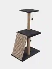 Синий когтеточка для кошки "Макси", мягкая, 58*38*98, HomeStuff, с мятой