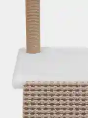 Белый когтеточка для кошки "Макси", мягкая, 58*38*98, HomeStuff, с мятой