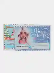 Лавандовый набор новогодних конвертов 2 шт  разные "Письмо Деду Морозу", "Письмо от Деда Мороза"