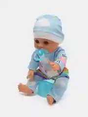 Голубой кукла пупс пьет/писает, 35 см